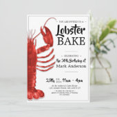 Kreeft Bake Theme 30e verjaardag viering Kaart (Staand voorkant)