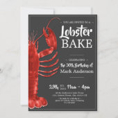 Kreeft Bake Theme 30e verjaardag viering Kaart (Voorkant)