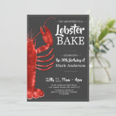 Kreeft Bake Theme 30e verjaardag viering Kaart (Staand voorkant)