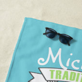 Kreeft Bake Zonnebrand Humor ID417 Strandlaken (In situ)