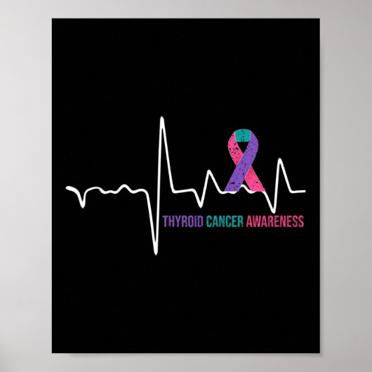 Kreeft Bewustzijn Hartslag Lint Poster (Voorkant)