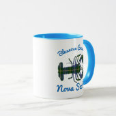 kreeft Bluenose Country Nova Scotia mok (Voorkant rechts)