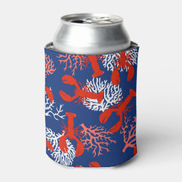 Kreeft Boil Party Rood Wit en Blauw Zeevruchten Blikjeskoeler