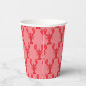 Kreeft Boil Verjaardagsfeestje Schattigee Kinder B Papieren Bekers (Rechts)