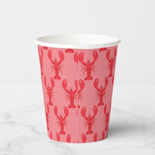 Kreeft Boil Verjaardagsfeestje Schattigee Kinder B Papieren Bekers (Rechts)