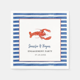 Kreeft Boil verlovingsfeest Servet