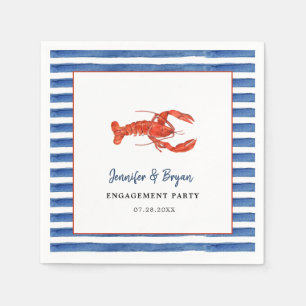 Kreeft Boil verlovingsfeest Servet