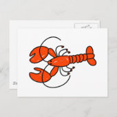 kreeft briefkaart (Voorkant / Achterkant)