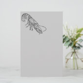 kreeft briefpapier (Staand voorkant)