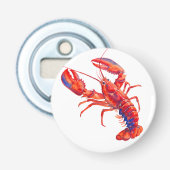 Kreeft Button Flesopener (Voorkant)