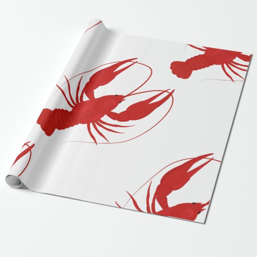 kreeft cadeaupapier (Uitgerold)