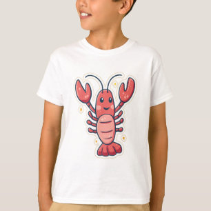 Kreeft Cartoon T-shirt – Eigenzinnige Custom T - s