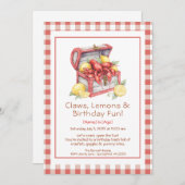 Kreeft & Citroen Schatkist Verjaardag Kaart (Voorkant / Achterkant)