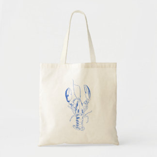 Kreeft Crawfish Illustratie Kust Vis Kunst Tote Bag