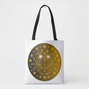 Kreeft Dierenriem Embleem Minimaal Hemels Symboo Tote Bag