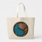 Kreeft & Earth Boar Grote Tote Bag (Achterkant)