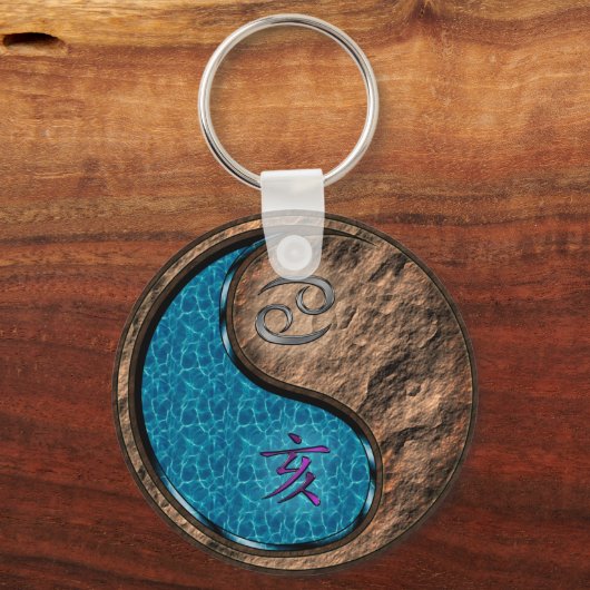 Kreeft & Earth Boar Sleutelhanger (Voorkant)