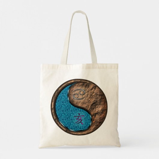 Kreeft & Earth Boar Tote Bag (Achterkant)