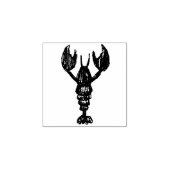 Kreeft (en Ankers) Rubberstempel (Afrduk)