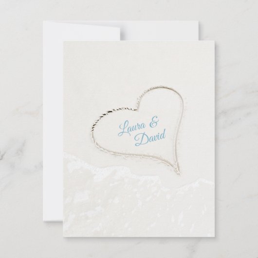 kreeft en kant met hartgegevens kaart (Achterkant)