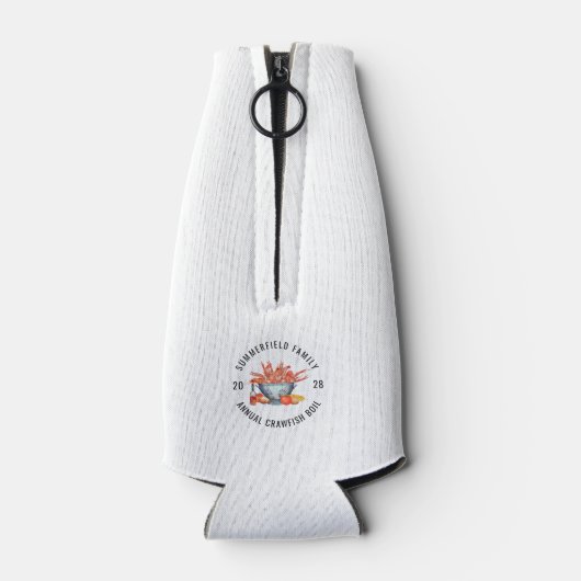 Kreeft Feestje Zeevruchten Kook Familie Reünie Flesjeskoeler (Achterkant)