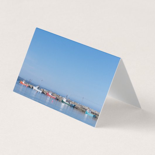 Kreeft Gevist Boten gevouwen visitekaartjes (Voorkant)