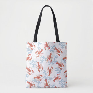 kreeft gooien tote bag