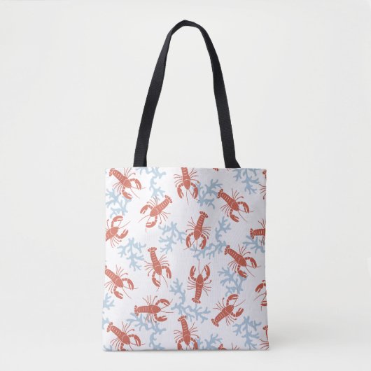 kreeft gooien tote bag (Voorkant)