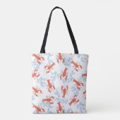 kreeft gooien tote bag (Achterkant)