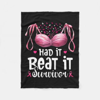 Kreeft Ik had het Ik sloeg het Overlevende Roze Ri Fleece Deken
