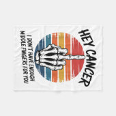 Kreeft Ik heb niet genoeg middelvingers voor mijn Fleece Deken (Voorkant (Horizontaal))