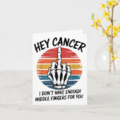 Kreeft Ik heb niet genoeg middelvingers voor mijn Kaart (Gele Bloem)