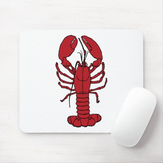 kreeft is rood muismat (Met muis)