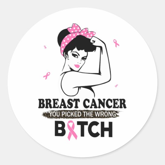 Kreeft Je hebt de verkeerde grappige geschenken ge Ronde Sticker (Voorkant)