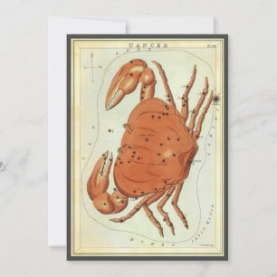 Kreeft Kanker Antieke Constellatie, Urania's Spieg Kaart