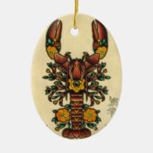 kreeft keramisch ornament (Voorkant)