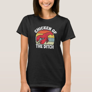 Kreeft Kip Sloot Retro Baai Mullet Zeevruchten  T-shirt
