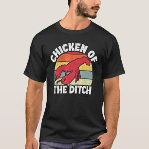 Kreeft Kip Sloot Retro Baai Mullet Zeevruchten  T-shirt