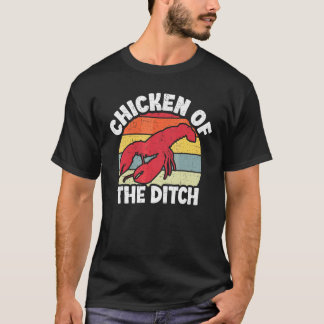 Kreeft Kip Sloot Retro Baai Mullet Zeevruchten  T-shirt