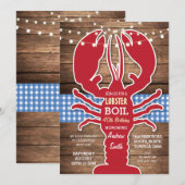 Kreeft Koken BBQ Alle Leeftijden Verjaardagsfeest Kaart (Voorkant / Achterkant)