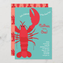 Kreeft Koken Kinderen 1e Verjaardagsfeestje Zeevru