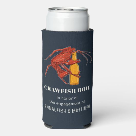 Kreeft koken - Verlovingsfeestje met garnalen en v Seltzer Blikjeskoeler (Seltzer Achterkant)