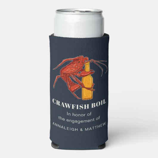 Kreeft koken - Verlovingsfeestje met garnalen en v Seltzer Blikjeskoeler (Seltzer Voorkant)