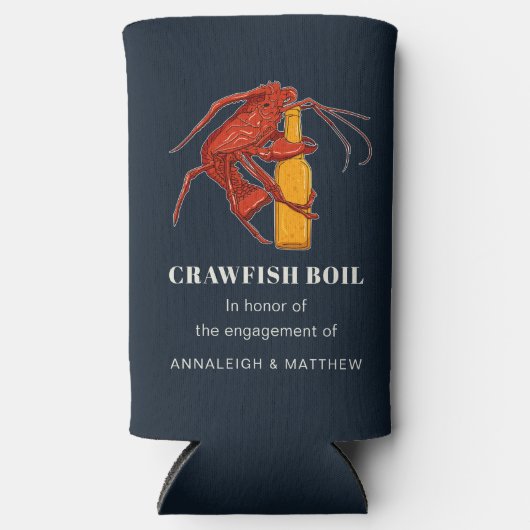 Kreeft koken - Verlovingsfeestje met garnalen en v Seltzer Blikjeskoeler (Voorkant)