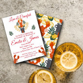 Kreeft Kook Engagement Feest – Zeevruchten Barbecu Kaart