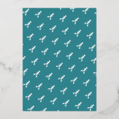 Kreeft Kook Familiereünie Zeevruchtenfeest Folie Uitnodiging (Achterkant)