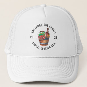 Kreeft Kook Jaarlijkse Familie Zomer Party Custom Trucker Pet