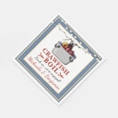 Kreeft Kook Koppels Bruidsfeest Verlovingsfeest Servet (Hoek)