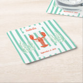 Kreeft Kook Papier Onderzetter – Vis en zeevruchte (Schuin)