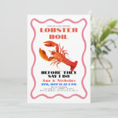 Kreeft Kook Retro Repetitie Diner Kaart (Staand voorkant)